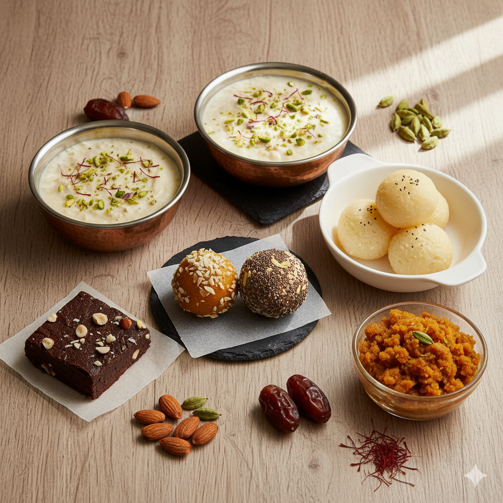 ZERO SUGAR  HIGH PROTEIN INDIAN DESSERTS